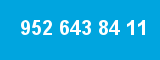 952 643 84 11 952 643 84 11